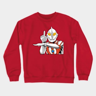 Ultraman Middle Finger Crewneck Sweatshirt